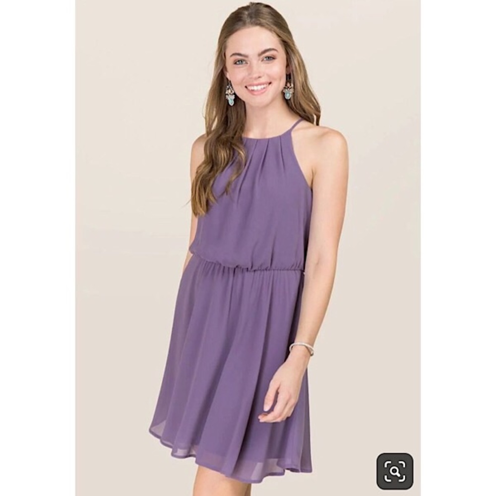 Solid Halter Top Dress
